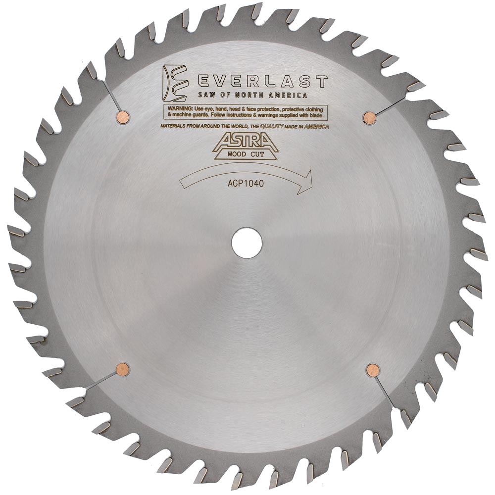 10″ Astra Wood Saw Blade - AGP1040 - Everlast Saw of North America