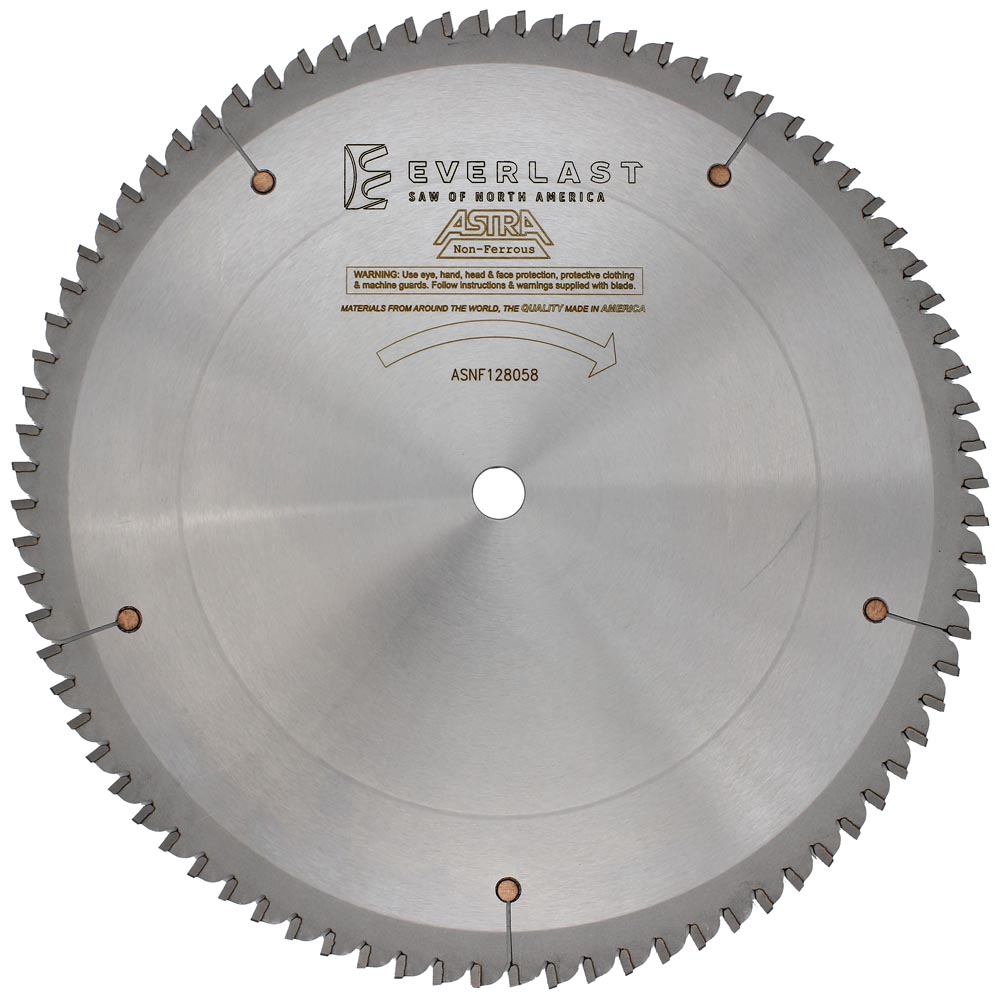 12″ Astra Mitre Saw Blade - ASMT128058, ASNF128058 - Everlast Saw of ...