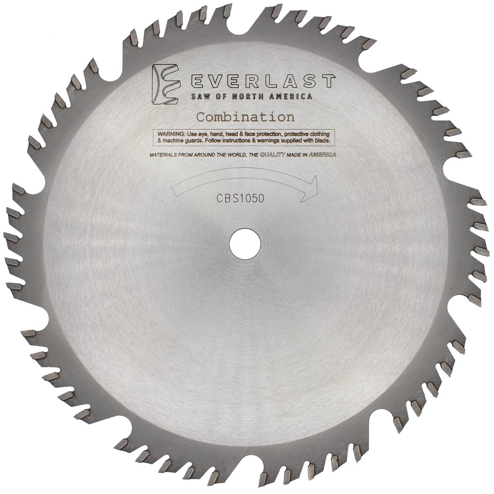 10″ Combination Saw Blade - CBS1050 - Everlast Saw of North America