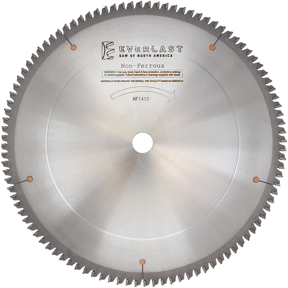 14″ Non-Ferrous Metal Cutting Saw Blade - NF1410 - Everlast Saw of ...