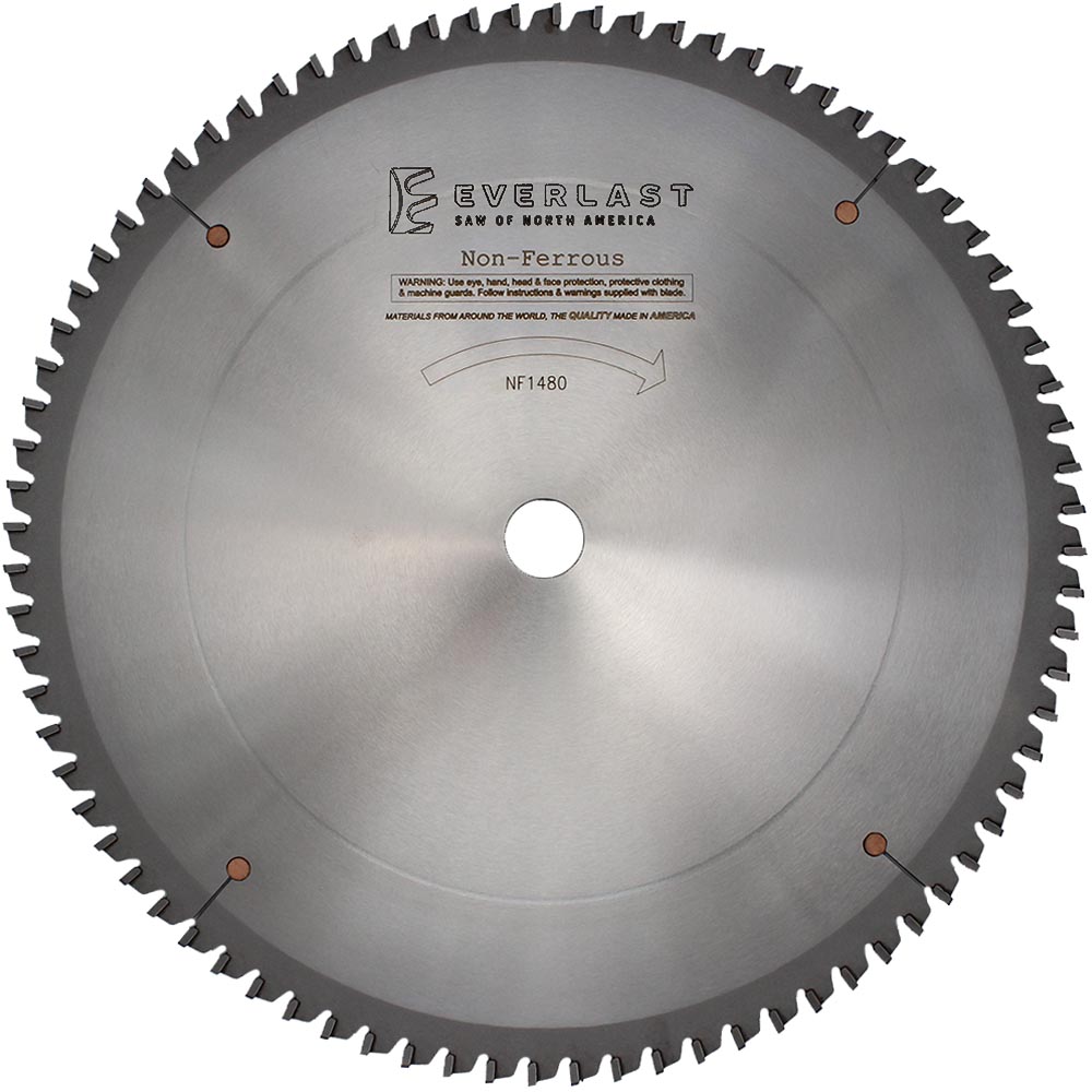 14″ Non-Ferrous Metal Cutting Saw Blade - NF1480 - Everlast Saw of ...