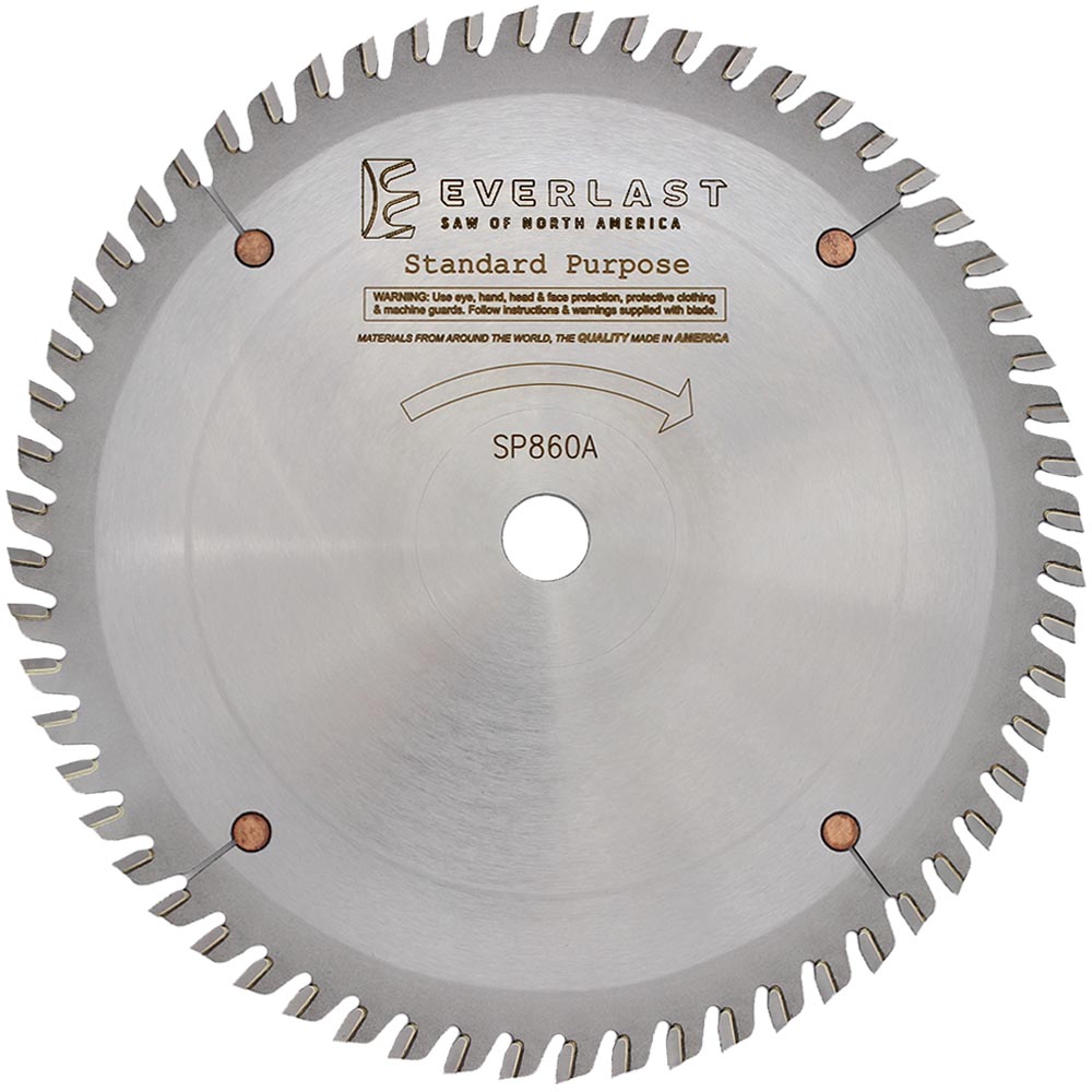 8″ Standard Purpose Cut-Off Saw Blade - SP860A, SP860T - Everlast Saw ...