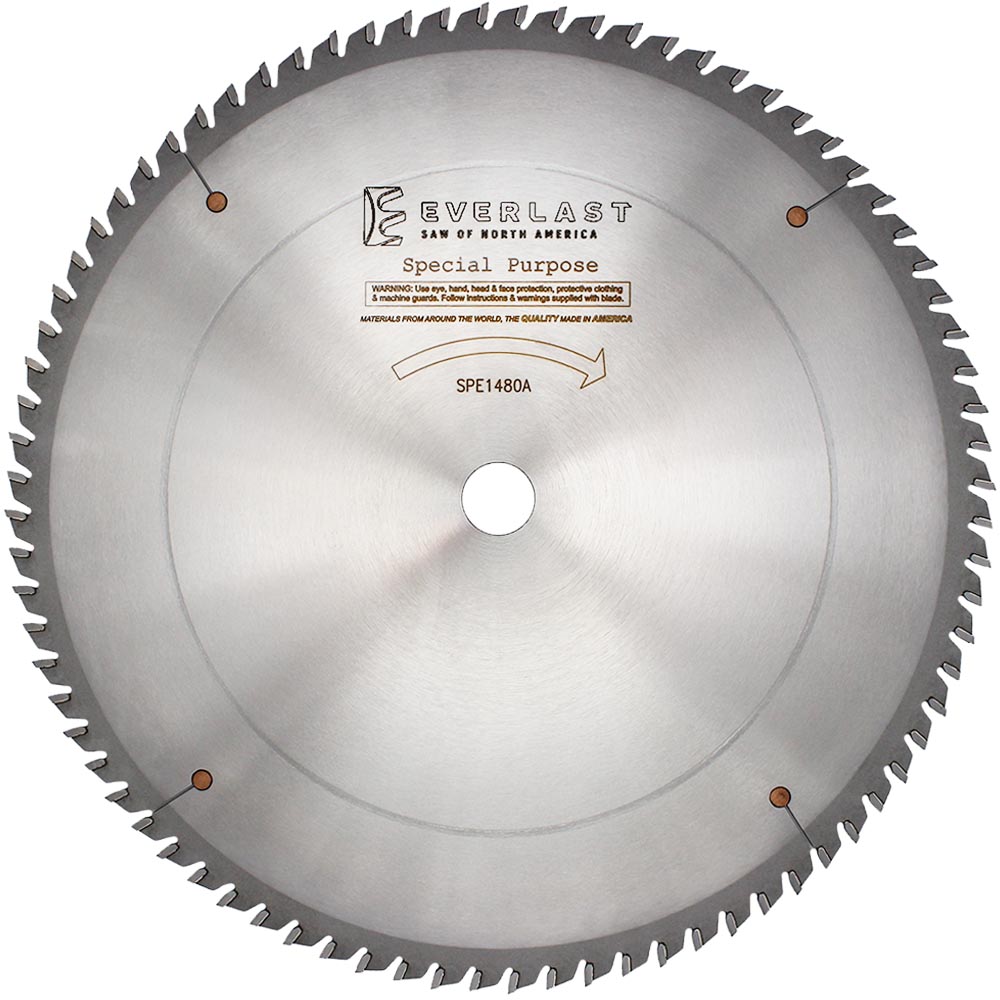 14″ Special Purpose CutOff Saw Blade SPE1480A, SPE1480T Everlast